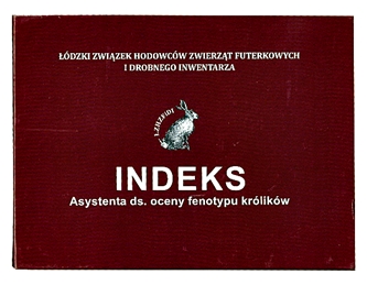 index asystenta ds. oceny fenotypu królików